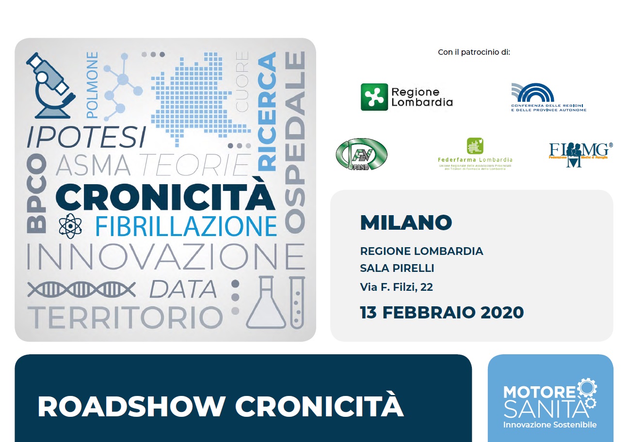 Motore Sanità – Roadshow Cronicità – Milano, 13 febbraio 2020